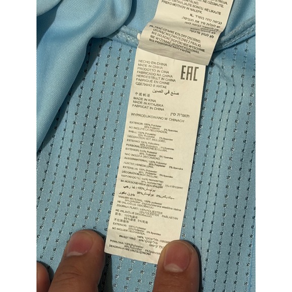 Joma TSG 1899 Hoffenheim Soccer Training Jersey Blue Mens Large SAP SNP Logo - Picture 4 of 7